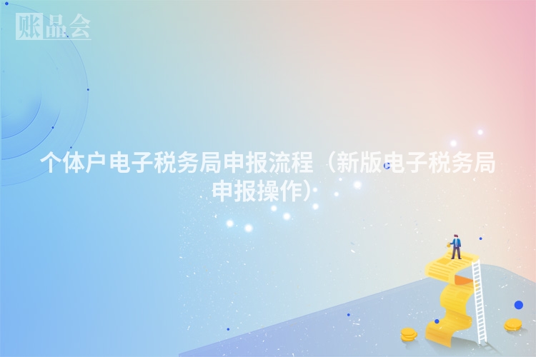 个体户电子税务局申报流程（新版电子税务局申报操作）