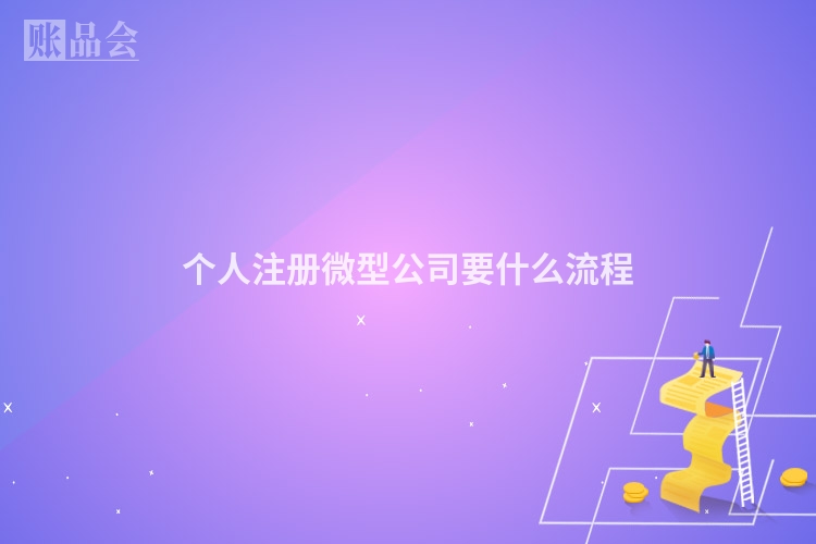 个人注册微型公司要什么流程